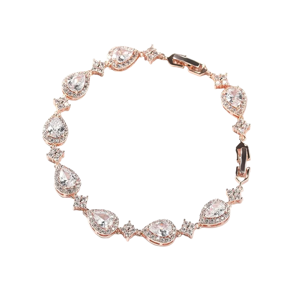 RAINDROP BRACELET - ICED OUT