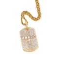 CROSS PENDANT - ICED OUT